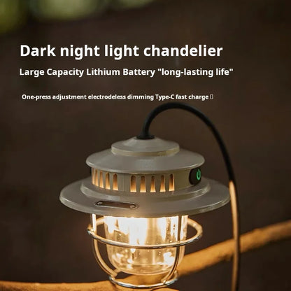 Portable Retro Hanging Lamp