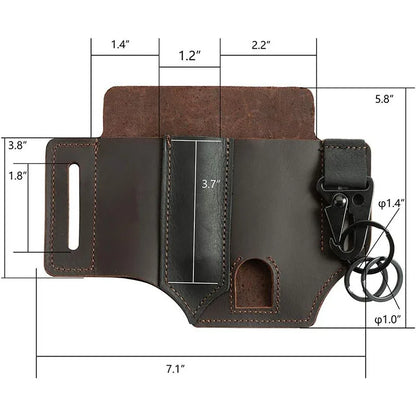 Leather Multifunctional Waist Bag